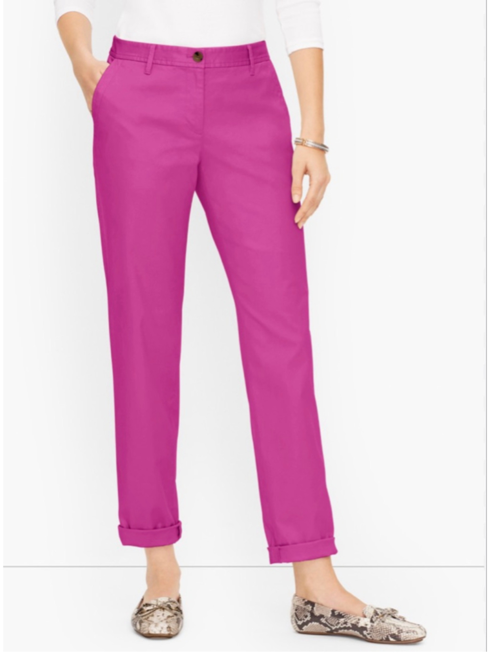 Talbots relaxed chino pants size 10